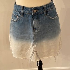 Fashion Nova, ombré mini skirt, size: M